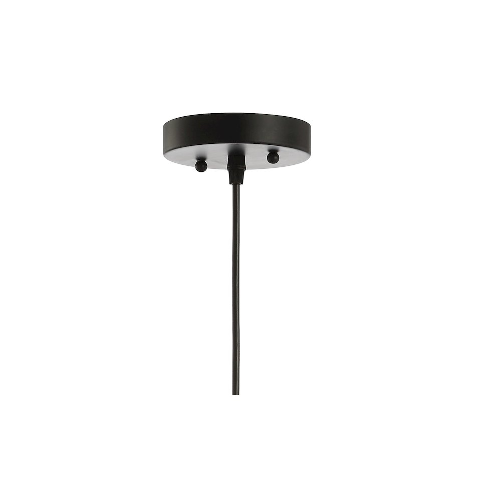 Deere Adjustable Iron/Glass Cage Light Led Pendant. Picture 4