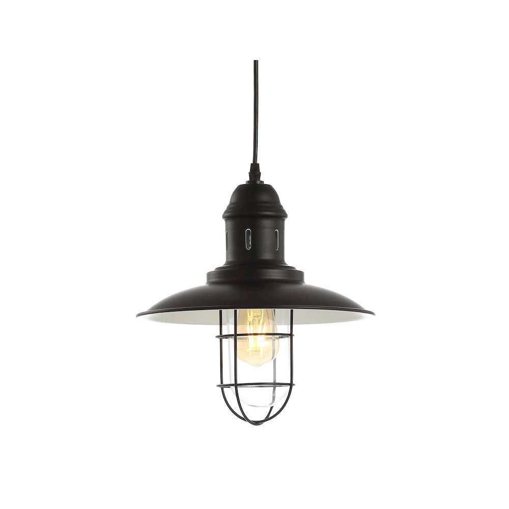 Deere Adjustable Iron/Glass Cage Light Led Pendant. Picture 10