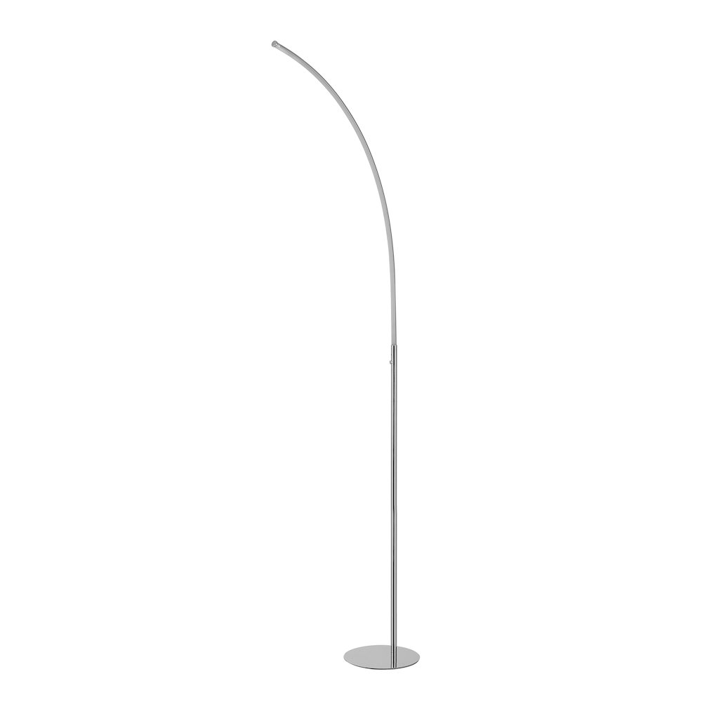 Curva Metal Minimalist Modern Led Integrated Floor Lamp. Picture 2