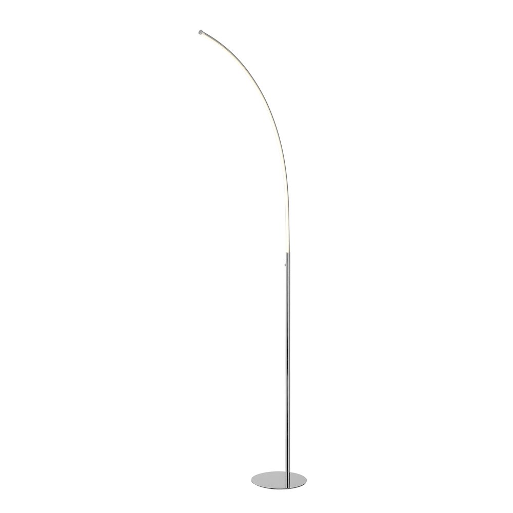 Curva Metal Minimalist Modern Led Integrated Floor Lamp. Picture 1