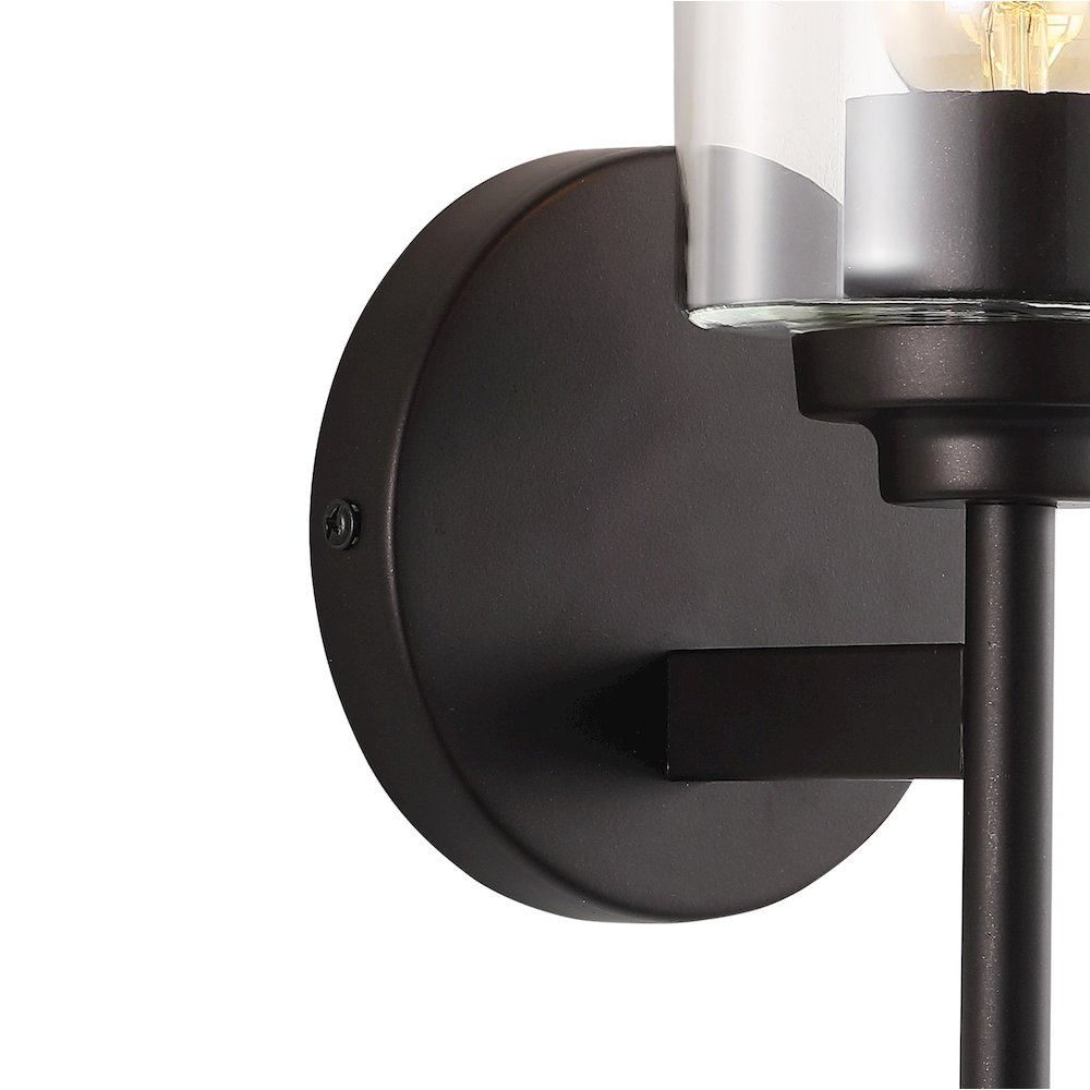 Juno Farmhouse Industrial Iron Cylinder Led Sconce. Picture 3