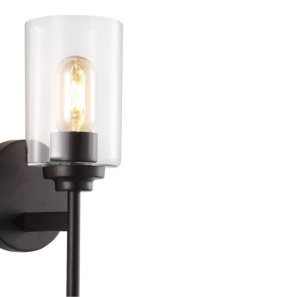 Juno Farmhouse Industrial Iron Cylinder Led Sconce. Picture 2