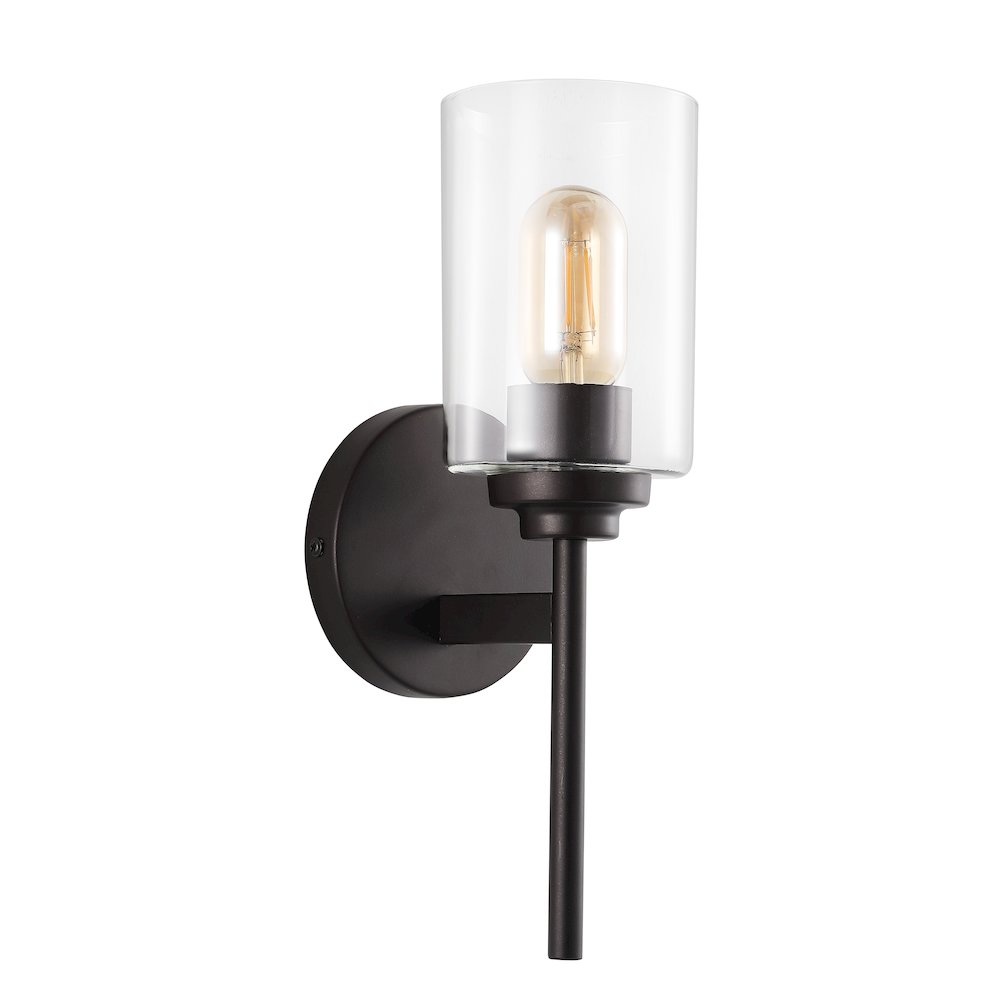 Juno Farmhouse Industrial Iron Cylinder Led Sconce. Picture 1