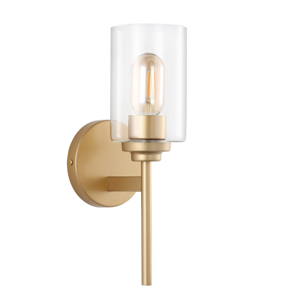 Juno Farmhouse Industrial Iron Cylinder Led Sconce. Picture 1