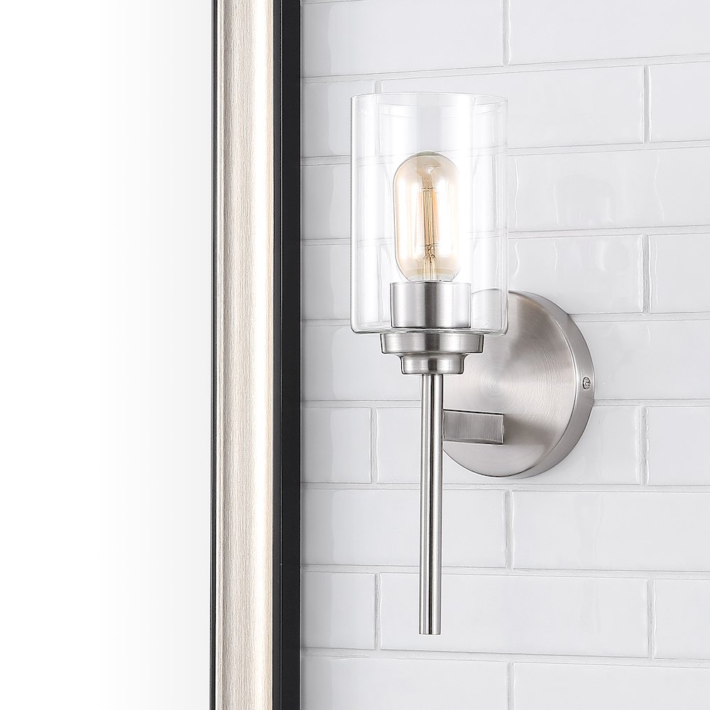 Juno Farmhouse Industrial Iron Cylinder Led Sconce. Picture 4