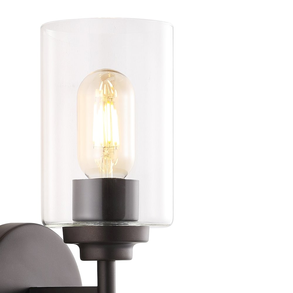 Juno Farmhouse Industrial Iron Cylinder Led Sconce. Picture 3