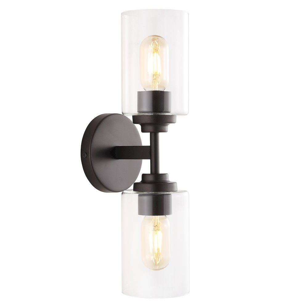 Juno Farmhouse Industrial Iron Cylinder Led Sconce. Picture 9