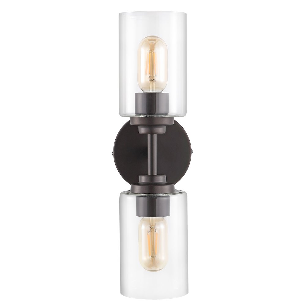 Juno Farmhouse Industrial Iron Cylinder Led Sconce. Picture 2