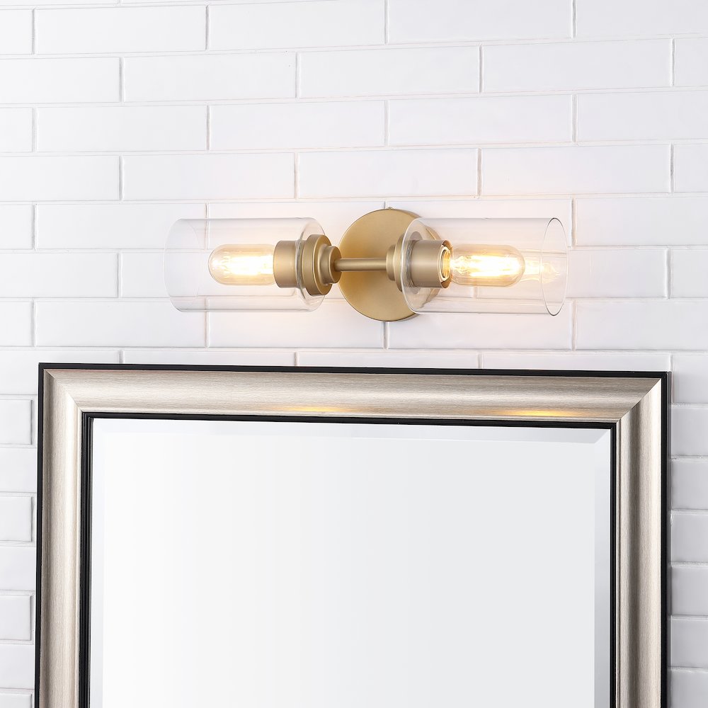Juno Farmhouse Industrial Iron Cylinder Led Sconce. Picture 10