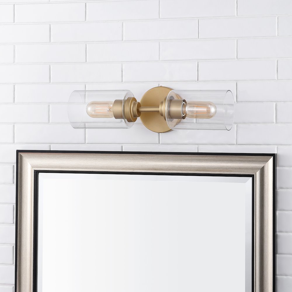Juno Farmhouse Industrial Iron Cylinder Led Sconce. Picture 7
