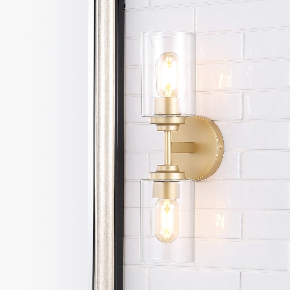 Juno Farmhouse Industrial Iron Cylinder Led Sconce. Picture 6