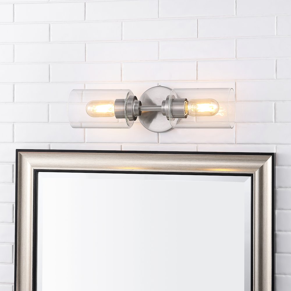Juno Farmhouse Industrial Iron Cylinder Led Sconce. Picture 10