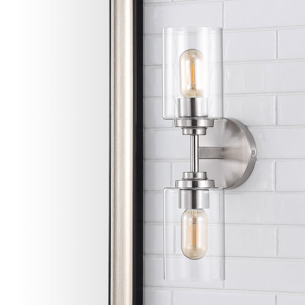 Juno Farmhouse Industrial Iron Cylinder Led Sconce. Picture 8
