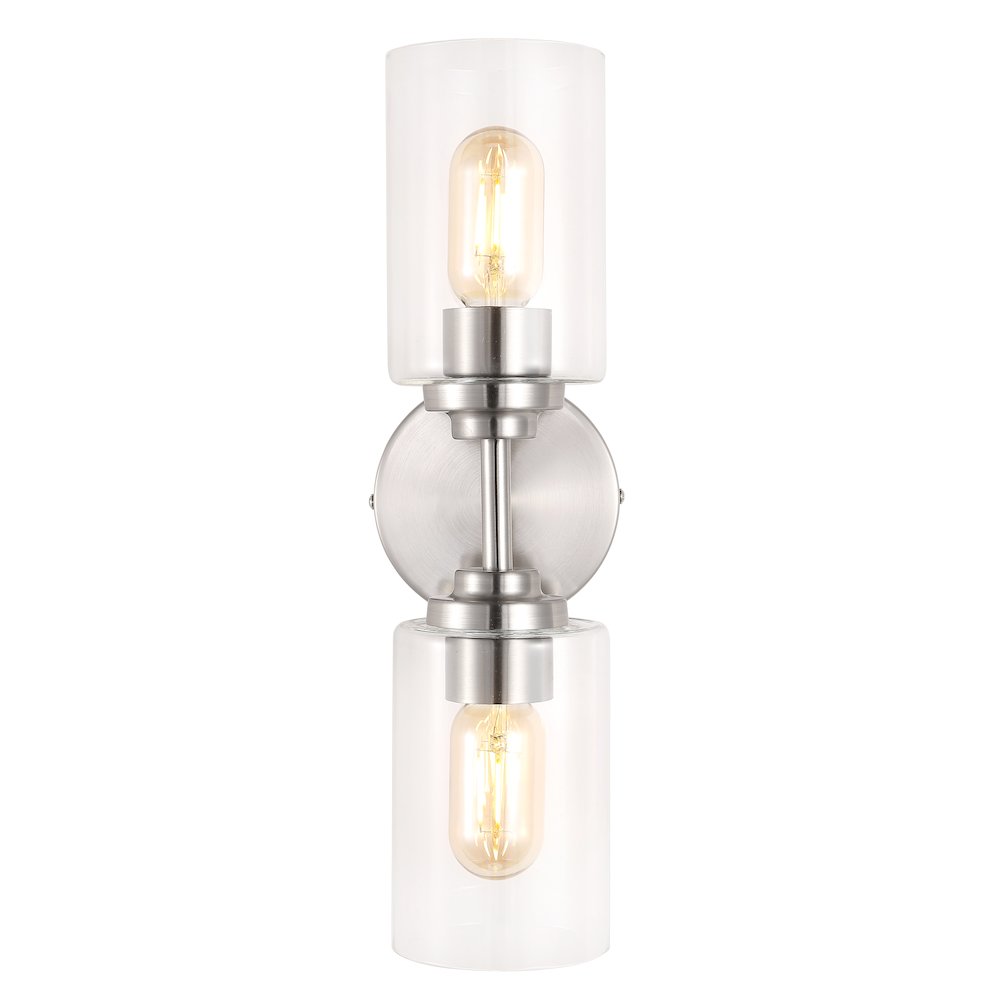 Juno Farmhouse Industrial Iron Cylinder Led Sconce. Picture 1