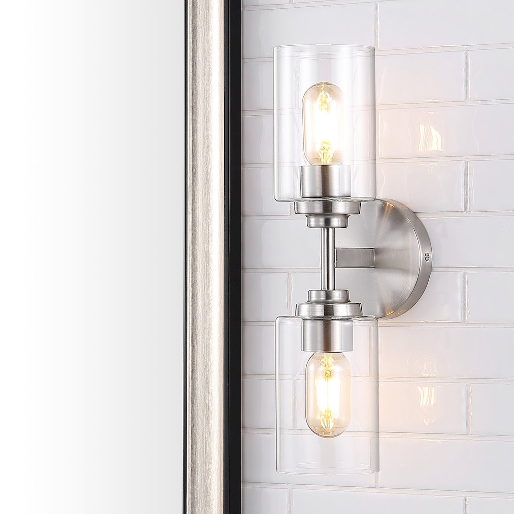 Juno Farmhouse Industrial Iron Cylinder Led Sconce. Picture 6