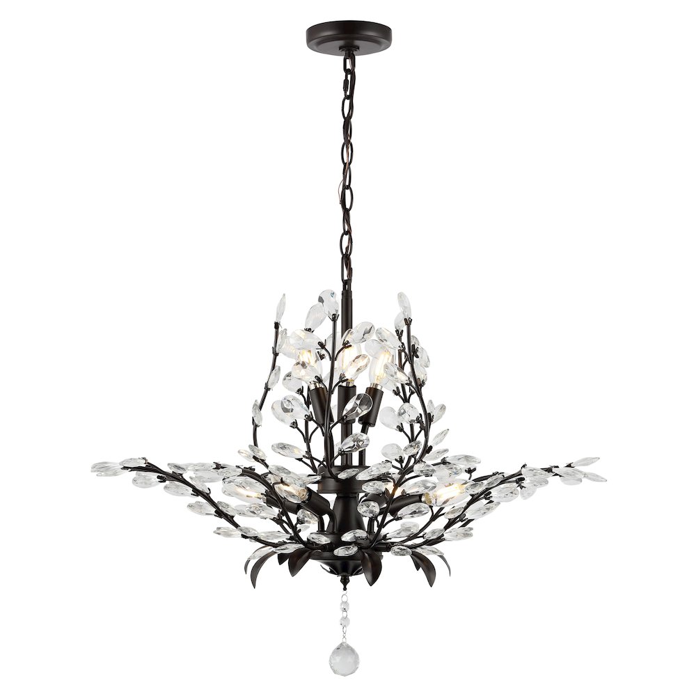 Diantha Light Contemporary Bohemian Iron/Acrylic Led Pendant. Picture 6