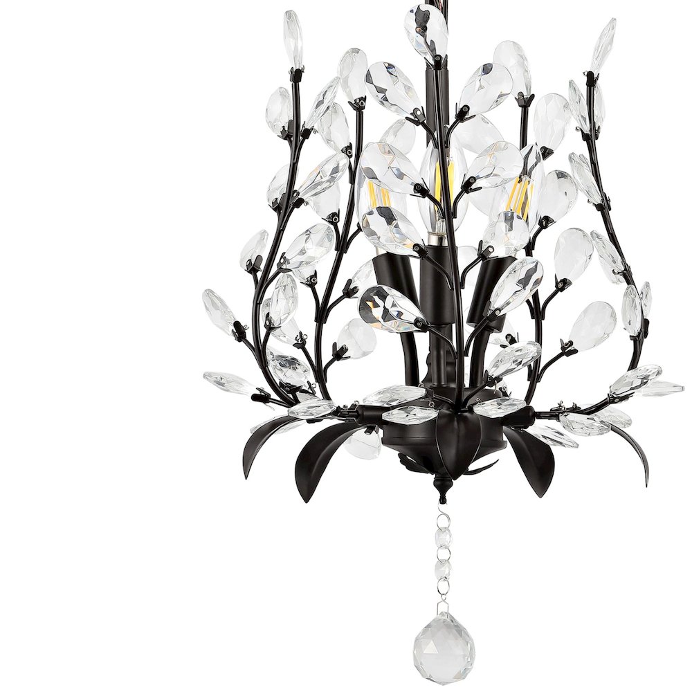 Diantha Light Contemporary Bohemian Iron/Acrylic Led Pendant. Picture 2