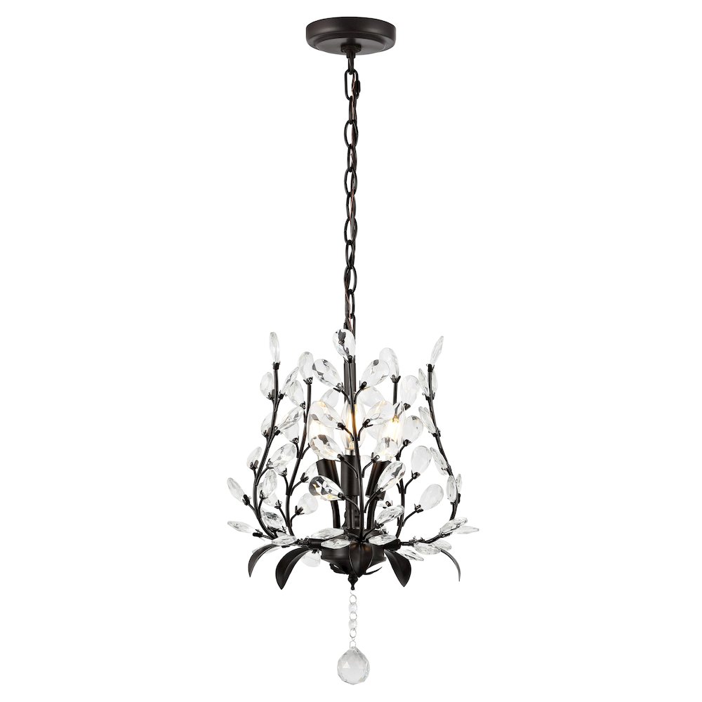 Diantha Light Contemporary Bohemian Iron/Acrylic Led Pendant. Picture 6