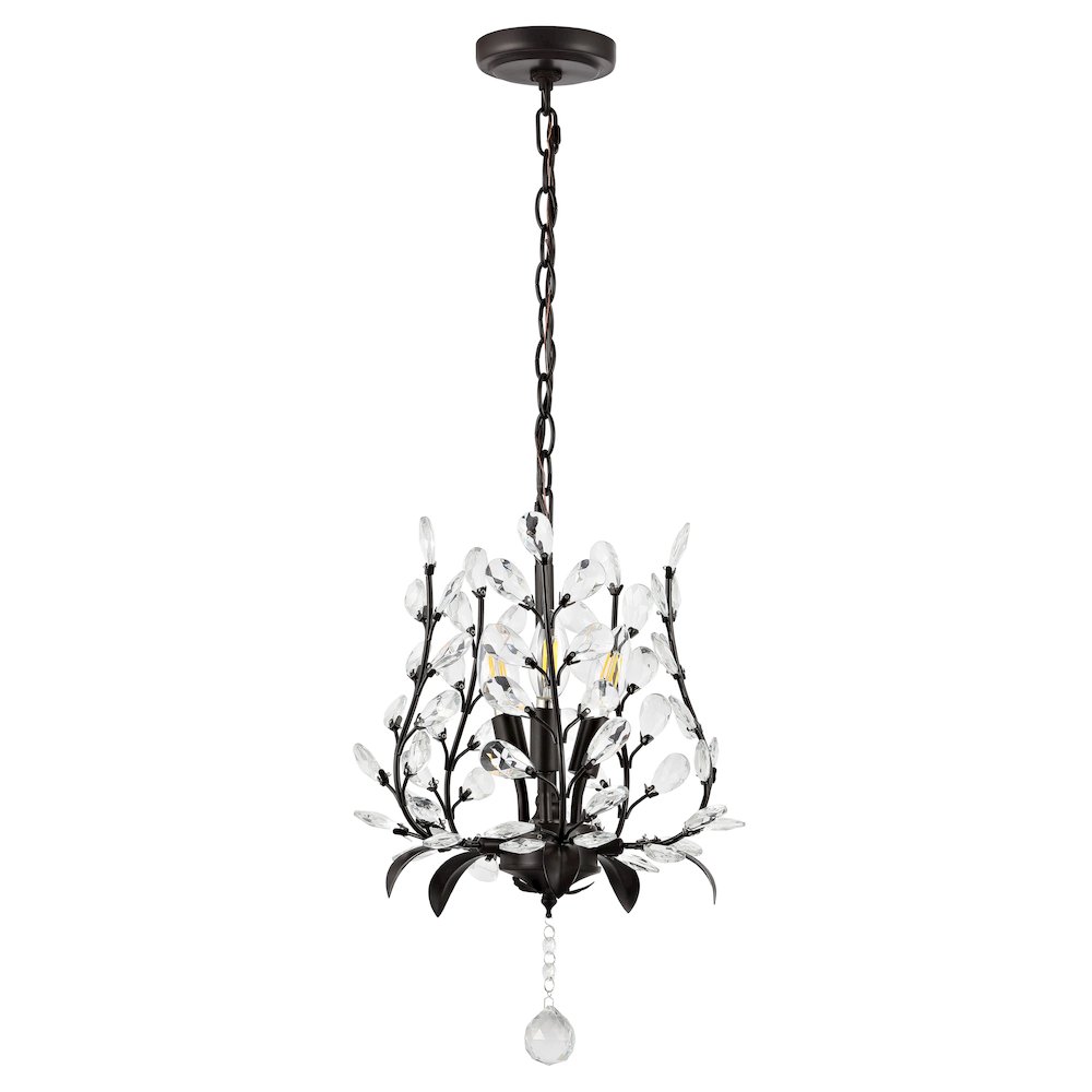 Diantha Light Contemporary Bohemian Iron/Acrylic Led Pendant. Picture 1