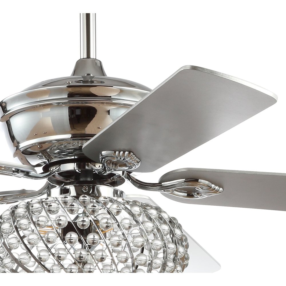 Crista Metal/Wood Led Ceiling Fan. Picture 3