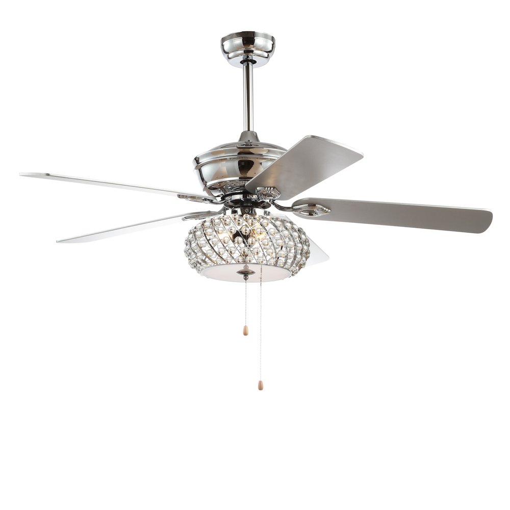 Crista Metal/Wood Led Ceiling Fan. Picture 1