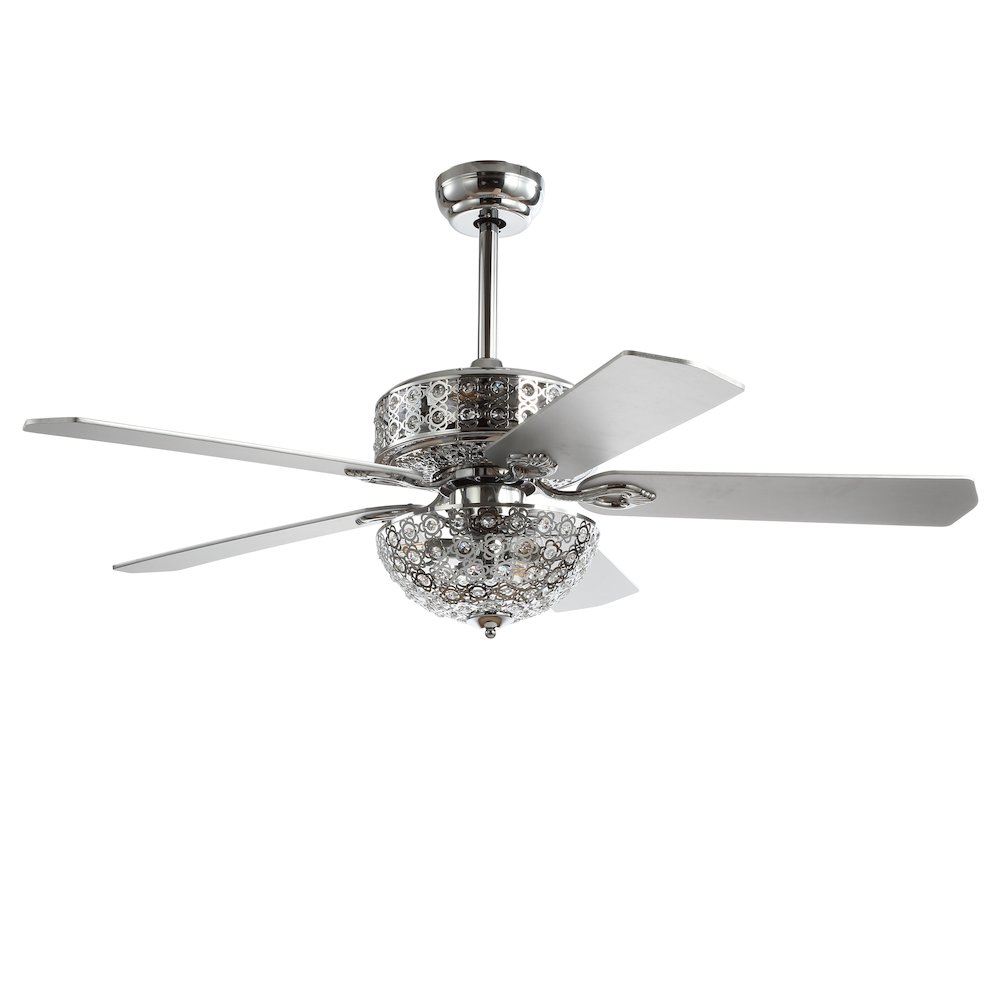 Zara Filigree Metal/Wood Led Ceiling Fan. Picture 2