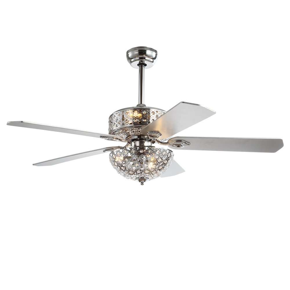 Zara Filigree Metal/Wood Led Ceiling Fan. Picture 5