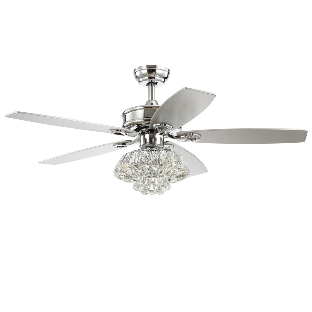 Kate Glam Crystal Drum Led Ceiling Fan With Remote. Picture 2