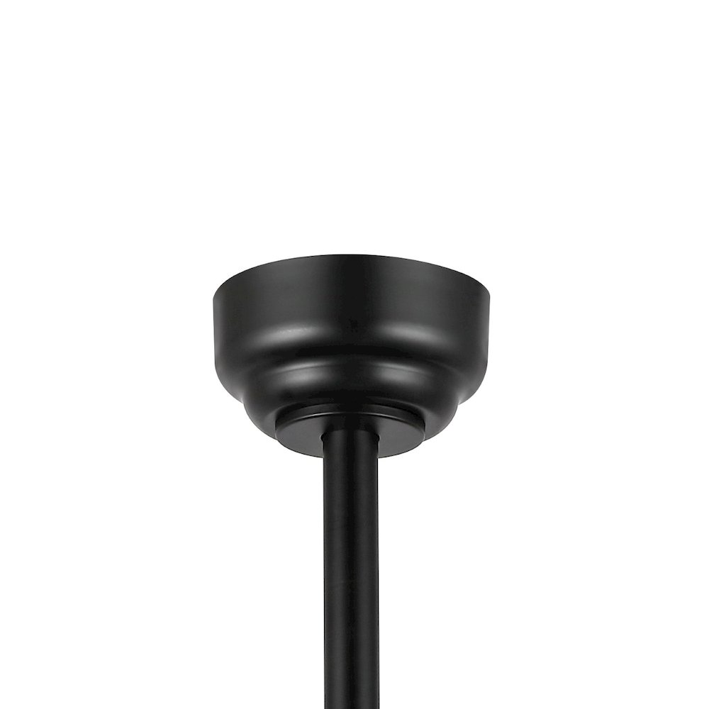 Industrial Iron/Woodseeded Glass Mobile Appremote Controlled Led Ceiling Fan. Picture 3
