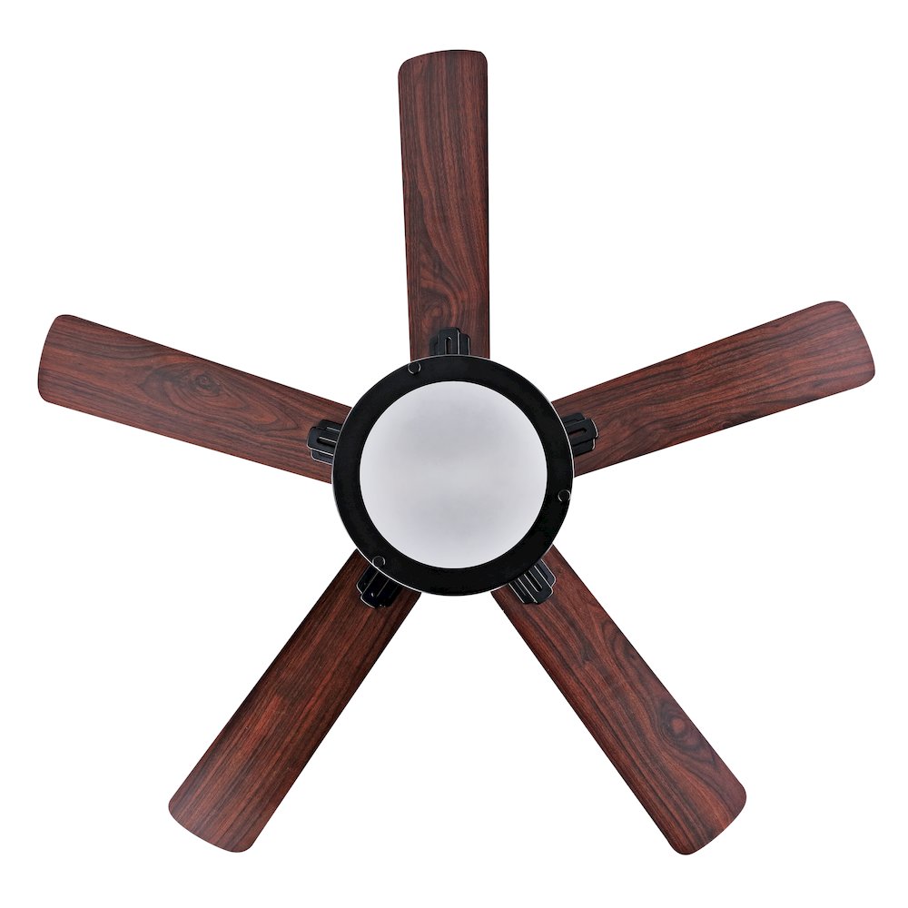 Brantley Bohemian Farmhouse Iron Led Ceiling Fan. Picture 4
