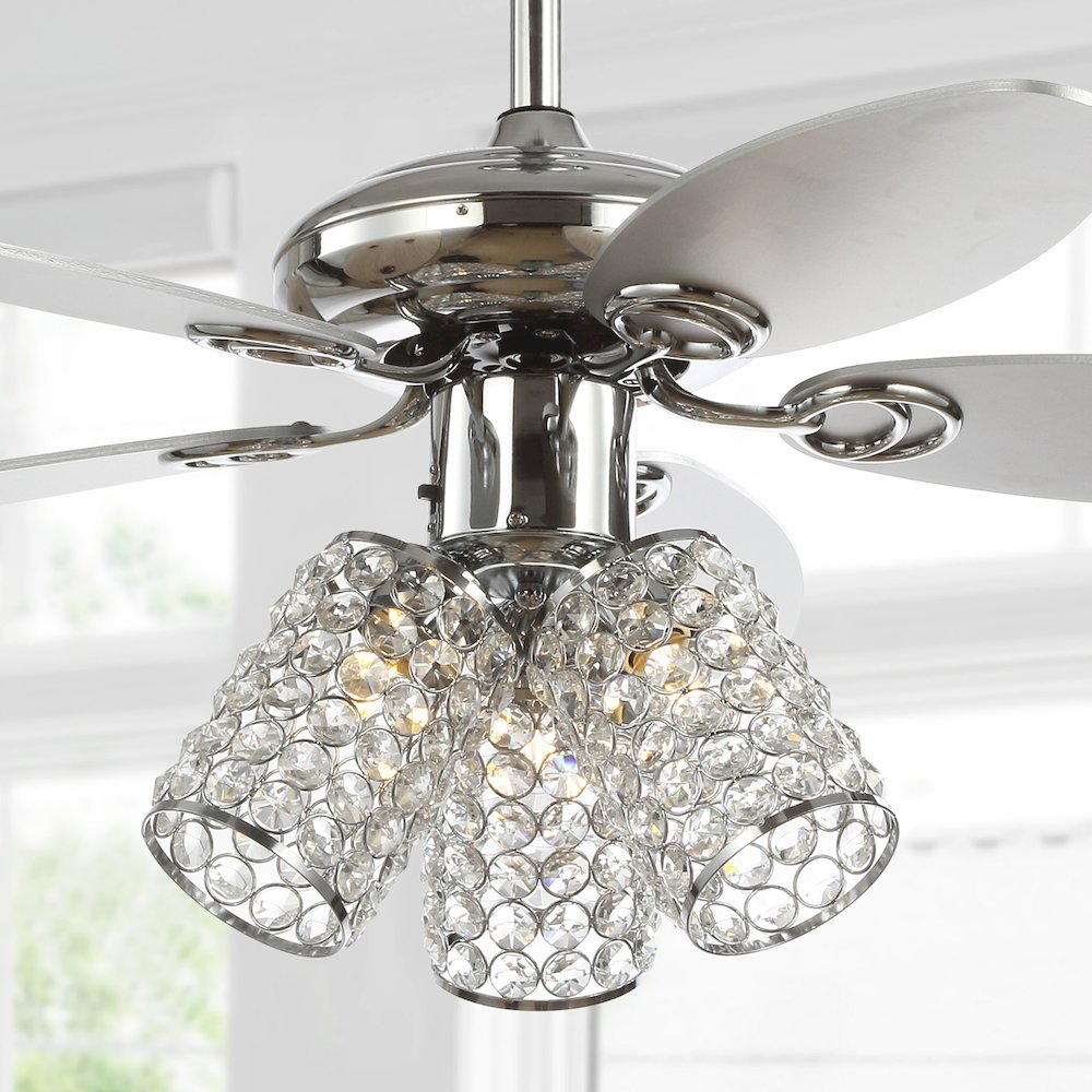 Kris Crystal Led Ceiling Fan With Remote. Picture 11