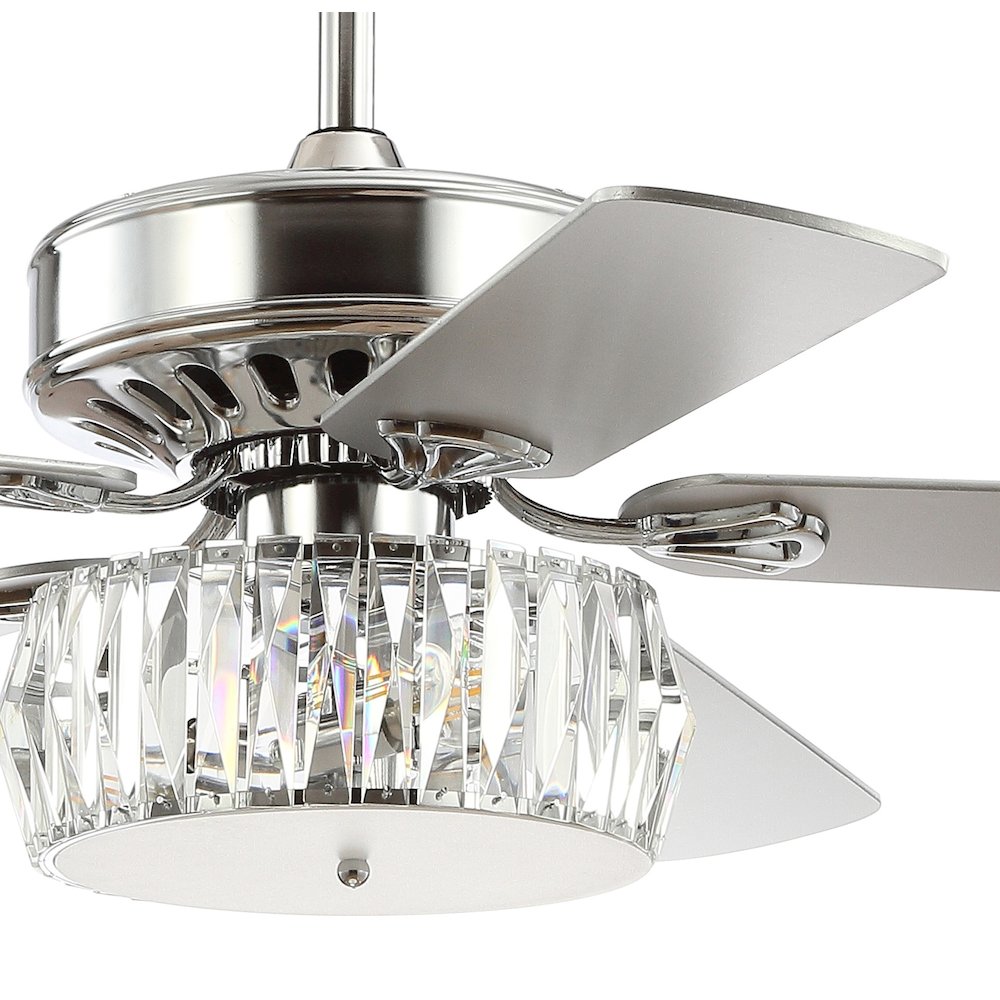 Mandy Crystal Prism Drum Led Ceiling Fan With Remote. Picture 3
