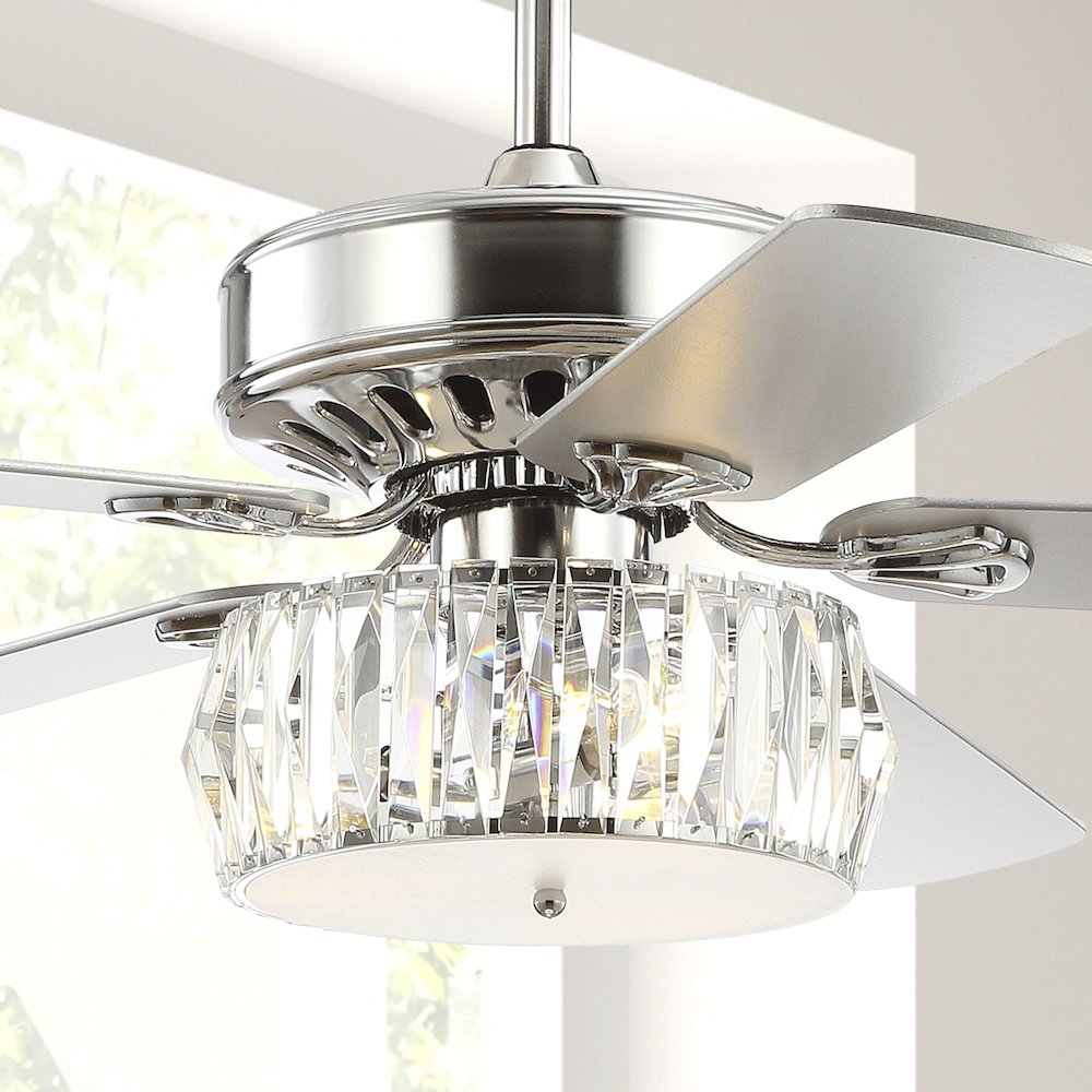 Mandy Crystal Prism Drum Led Ceiling Fan With Remote. Picture 11