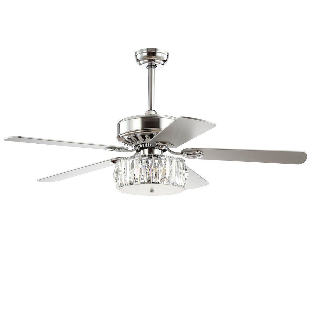 Mandy Crystal Prism Drum Led Ceiling Fan With Remote. Picture 2