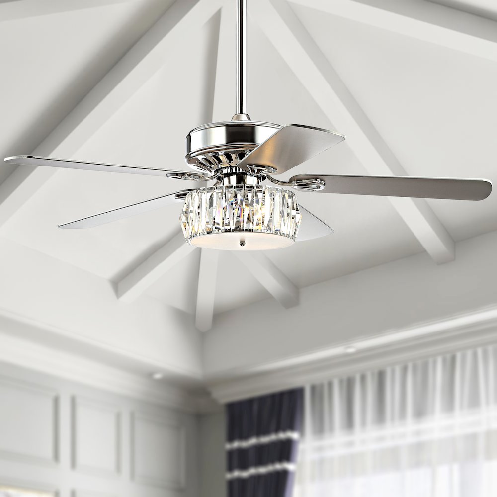 Mandy Crystal Prism Drum Led Ceiling Fan With Remote. Picture 10