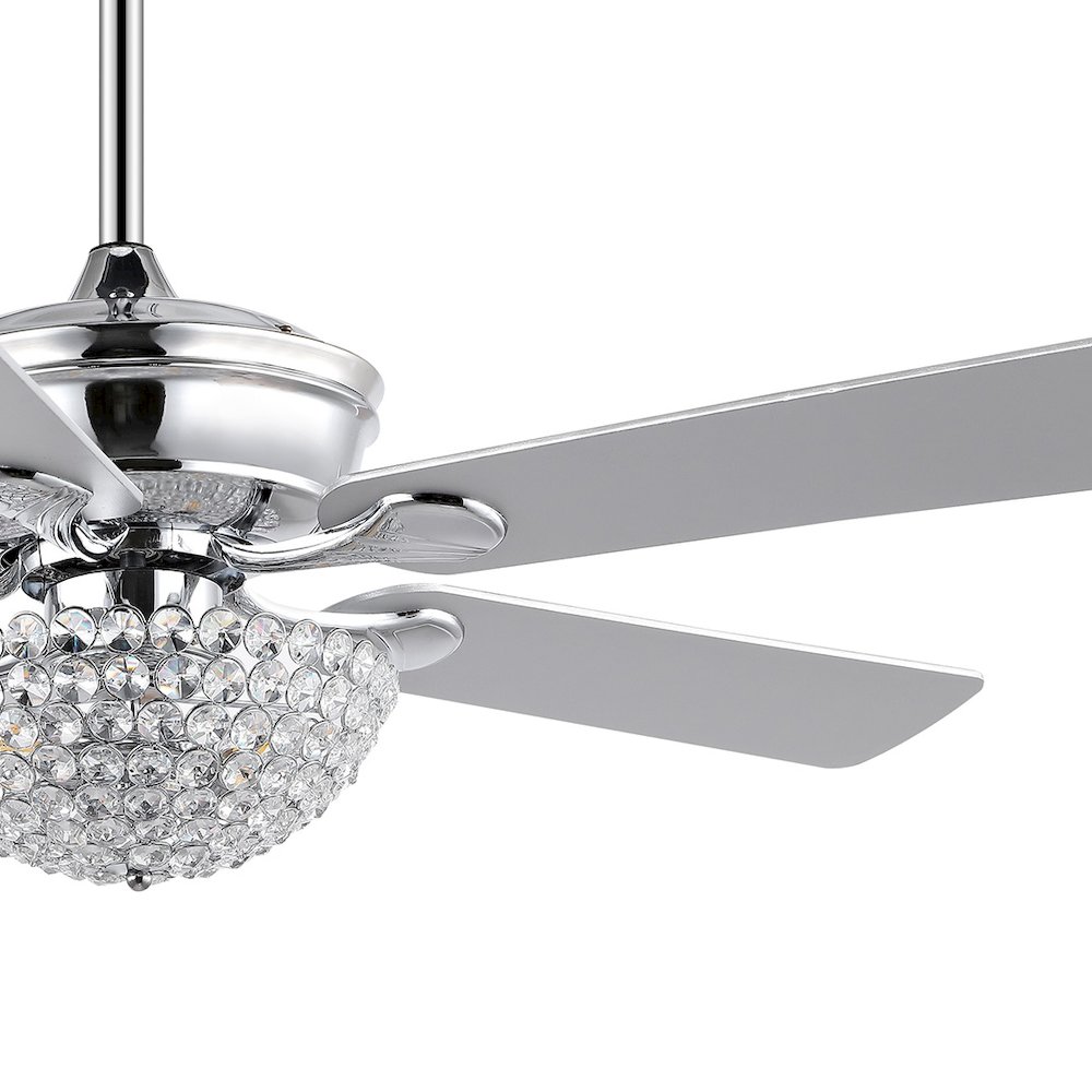 Cammy Traditional Transitional Iron Led Ceiling Fan. Picture 3