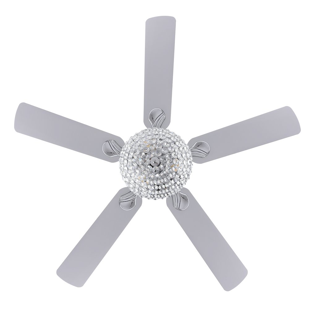 Cammy Traditional Transitional Iron Led Ceiling Fan. Picture 5