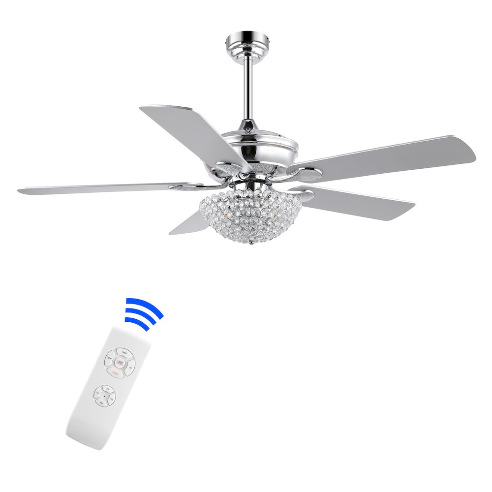 Cammy Traditional Transitional Iron Led Ceiling Fan. Picture 11