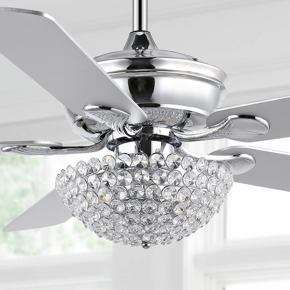 Cammy Traditional Transitional Iron Led Ceiling Fan. Picture 13