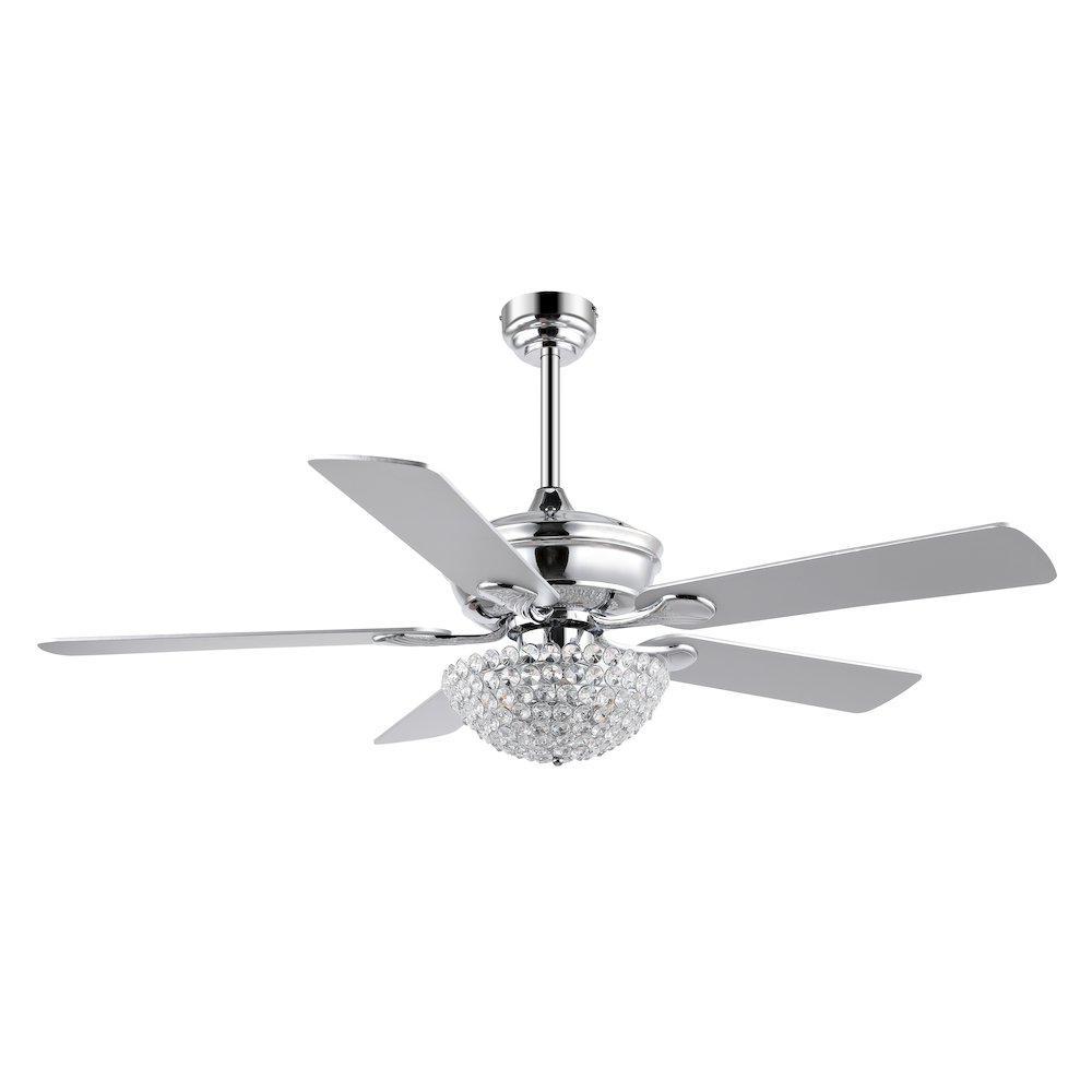 Cammy Traditional Transitional Iron Led Ceiling Fan. Picture 2