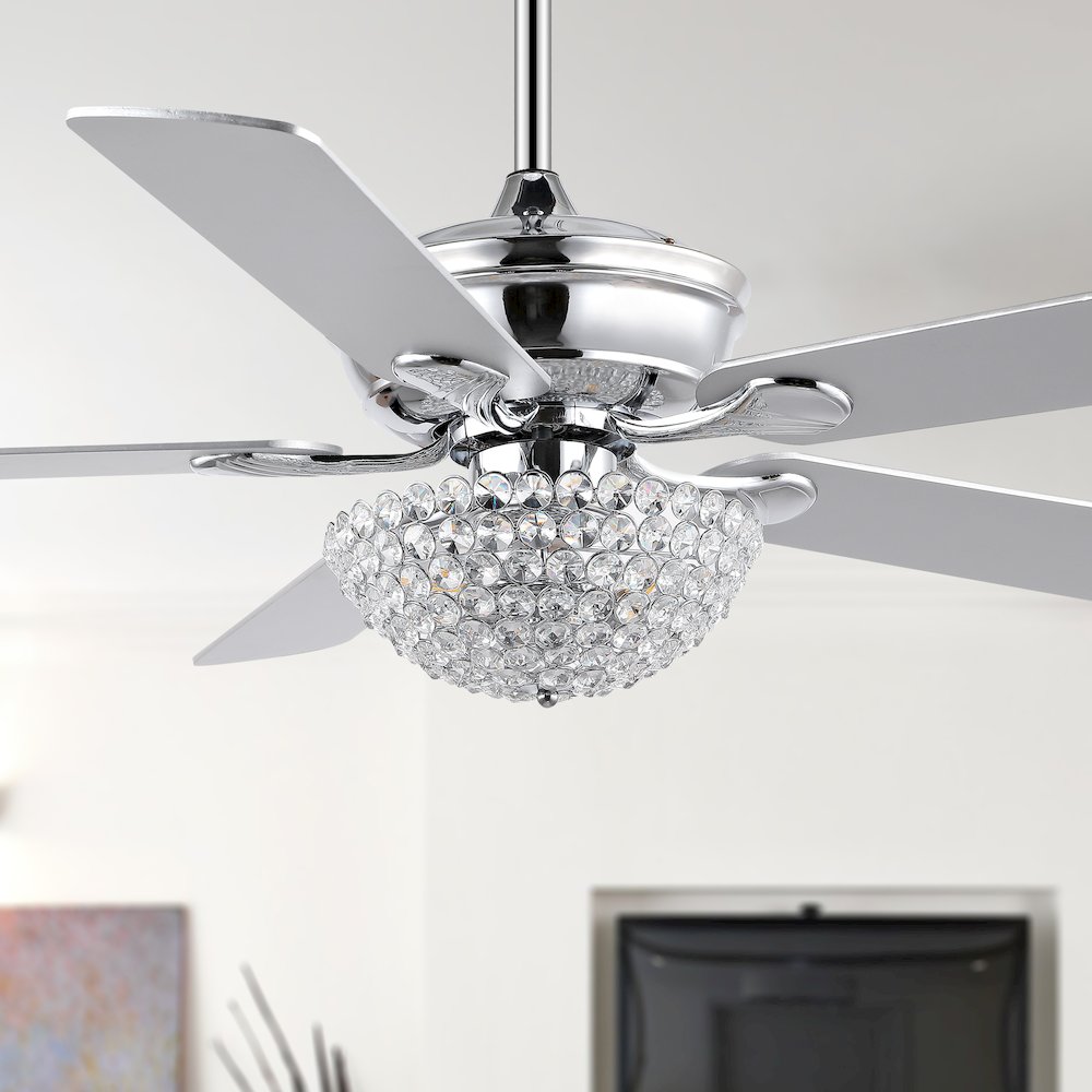 Cammy Traditional Transitional Iron Led Ceiling Fan. Picture 10