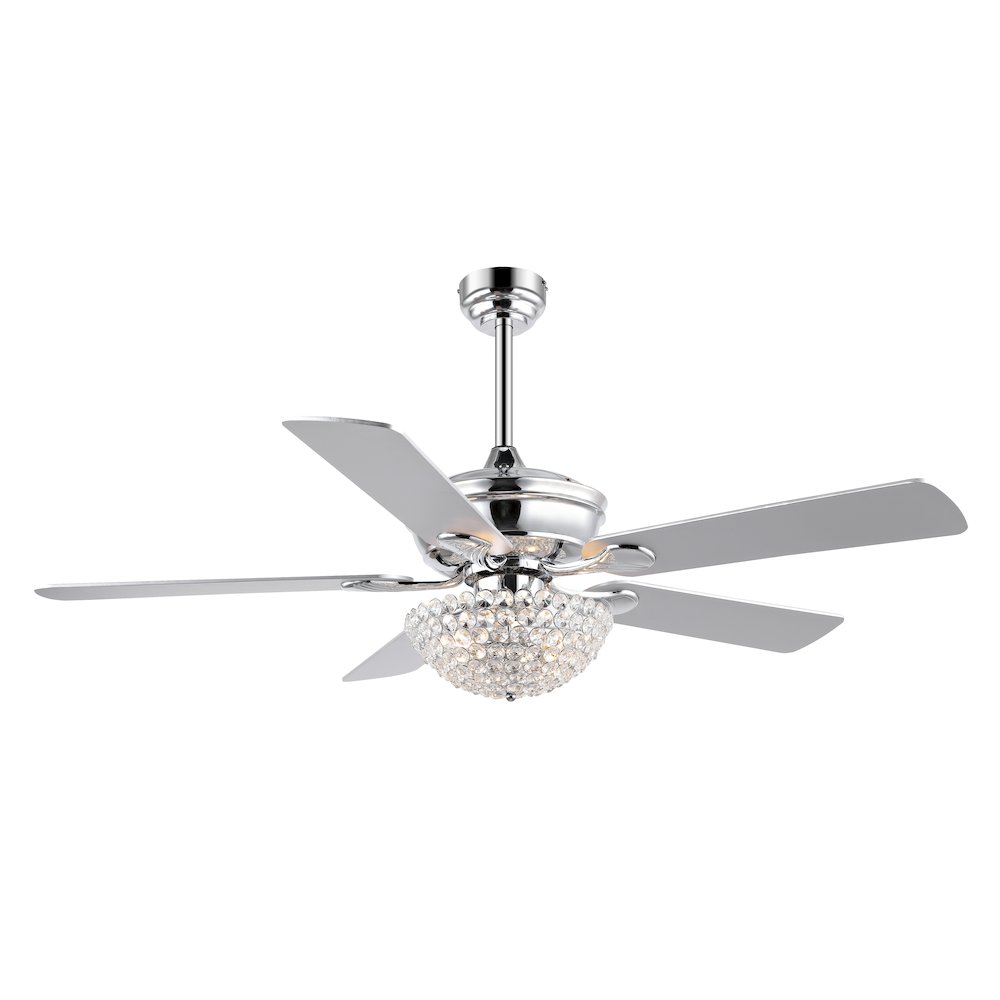 Cammy Traditional Transitional Iron Led Ceiling Fan. Picture 1