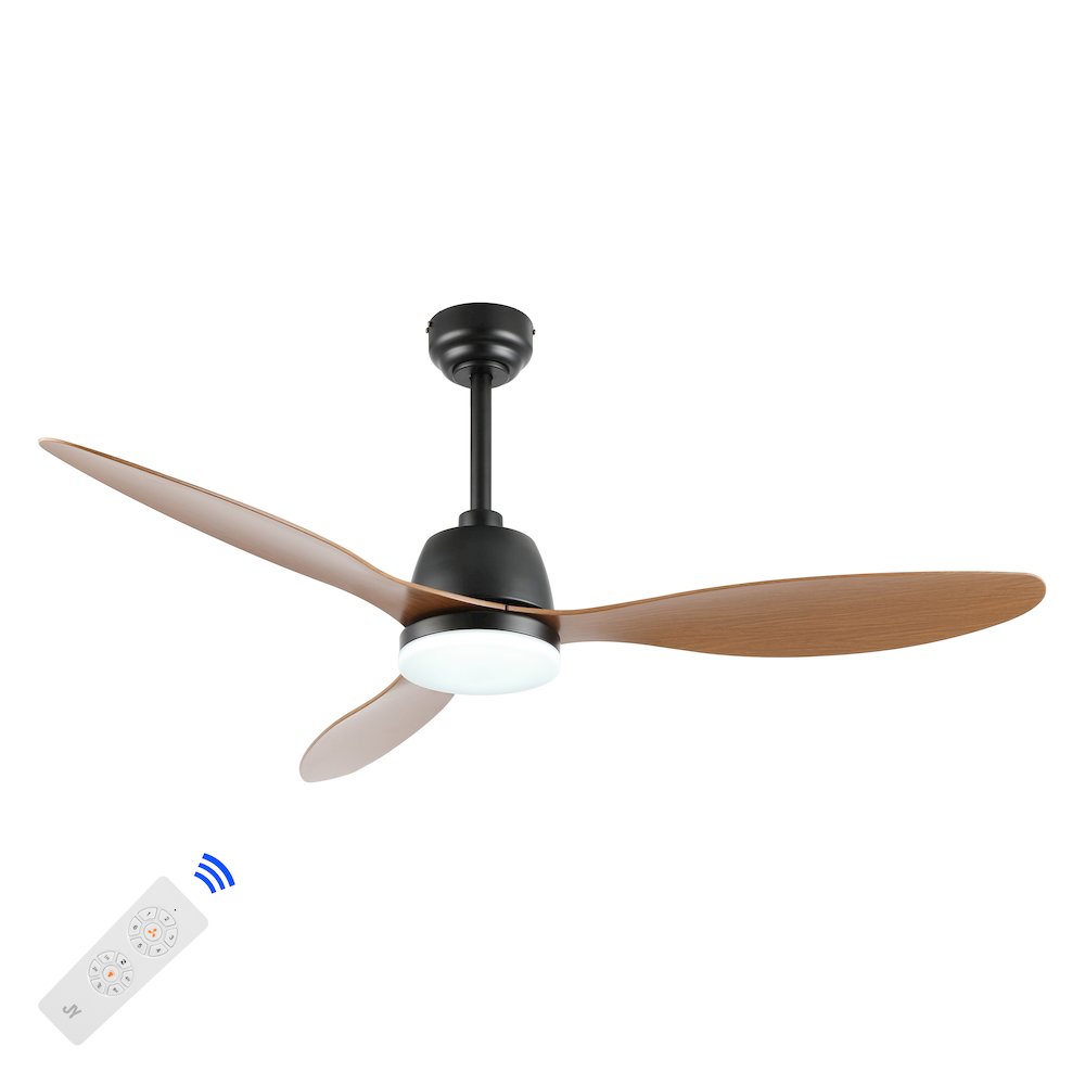 Audie Classic Industrial Iron/Plastic Integrated Led Ceiling Fan. Picture 3