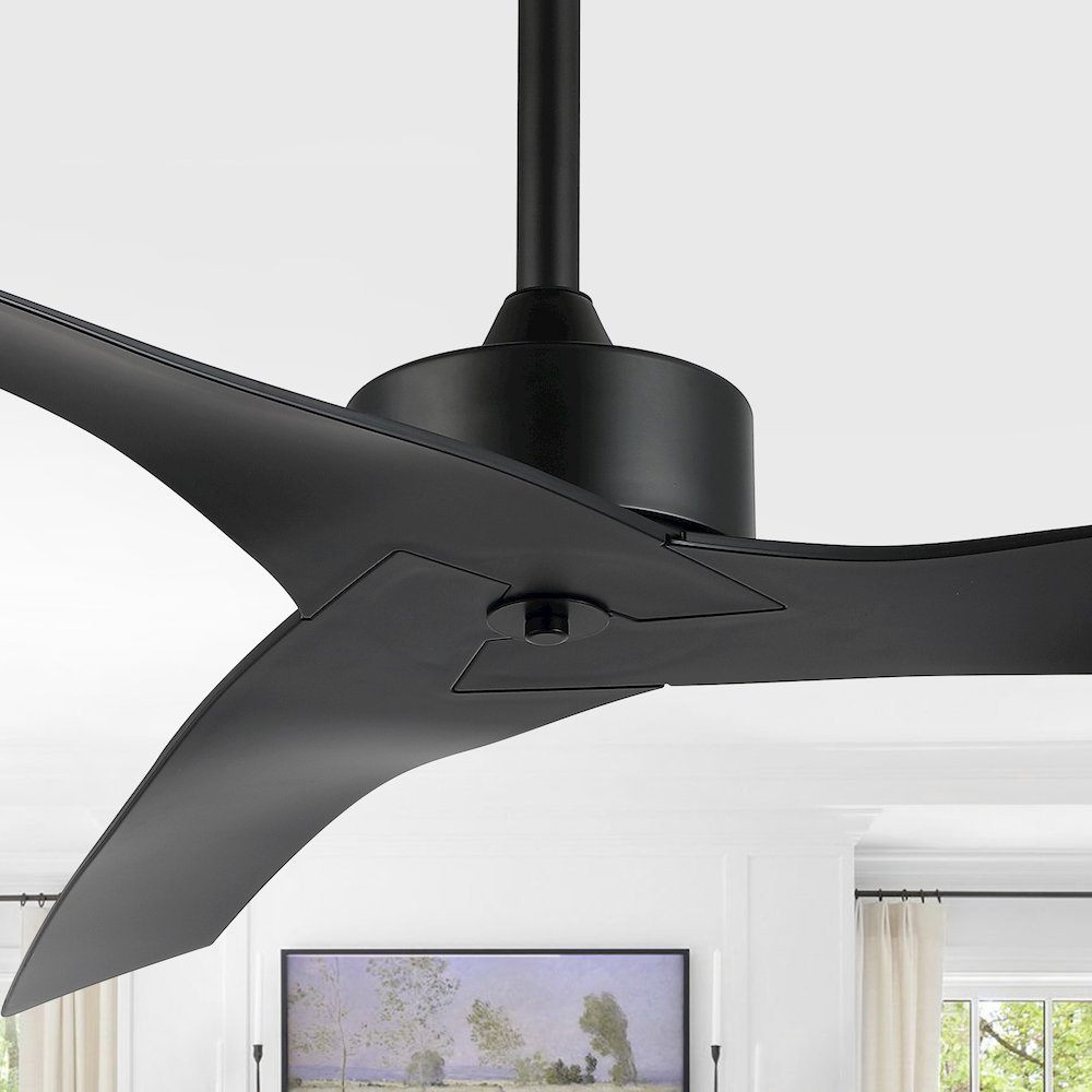 Aldrin Modern Minimalist Iron/Plastic Razor Ceiling Fan. Picture 8