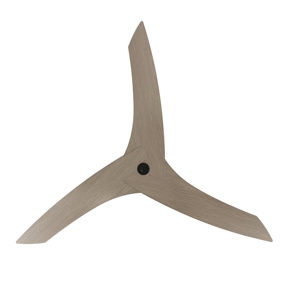 Aldrin Modern Minimalist Iron/Plastic Razor Ceiling Fan. Picture 2