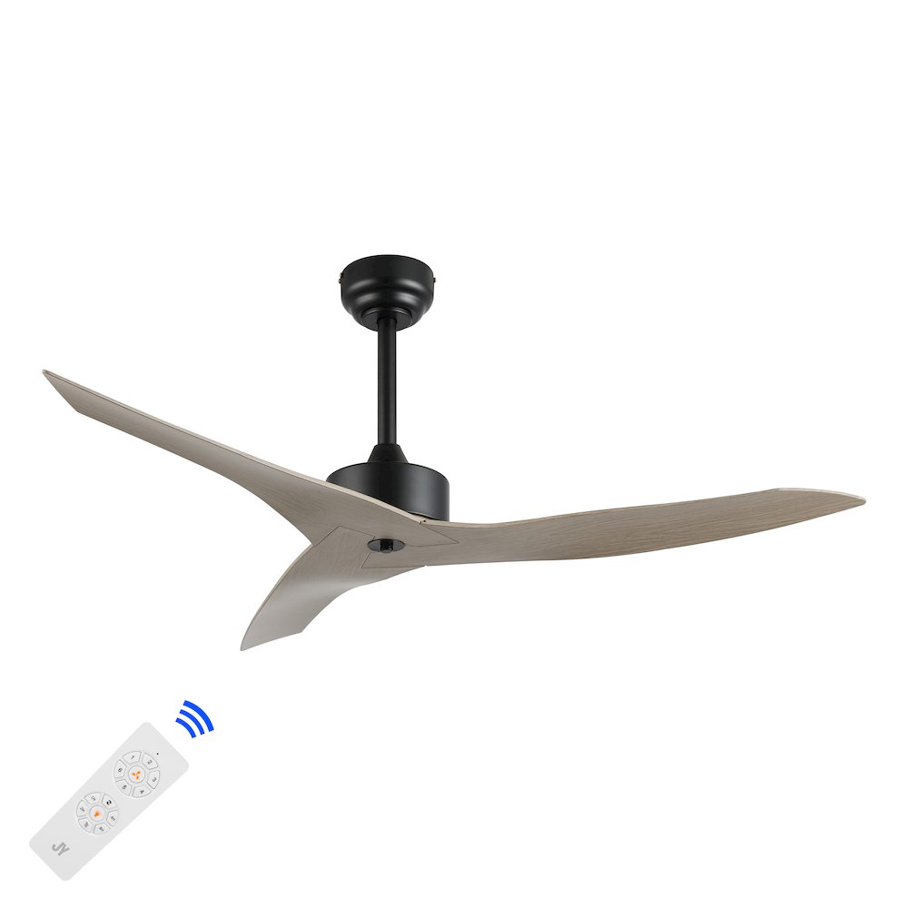 Aldrin Modern Minimalist Iron/Plastic Razor Ceiling Fan. Picture 6