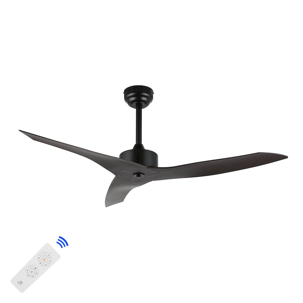 Aldrin Modern Minimalist Iron/Plastic Razor Ceiling Fan. Picture 8