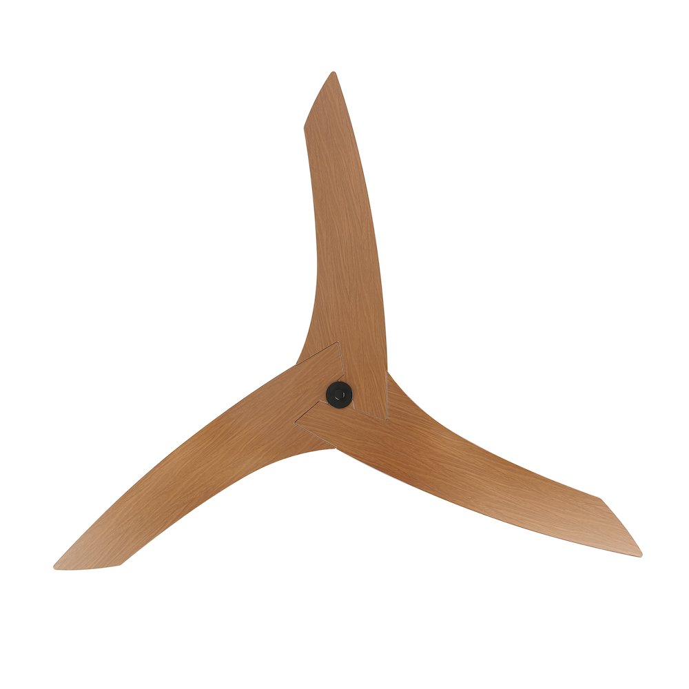 Aldrin Modern Minimalist Iron/Plastic Razor Ceiling Fan. Picture 2