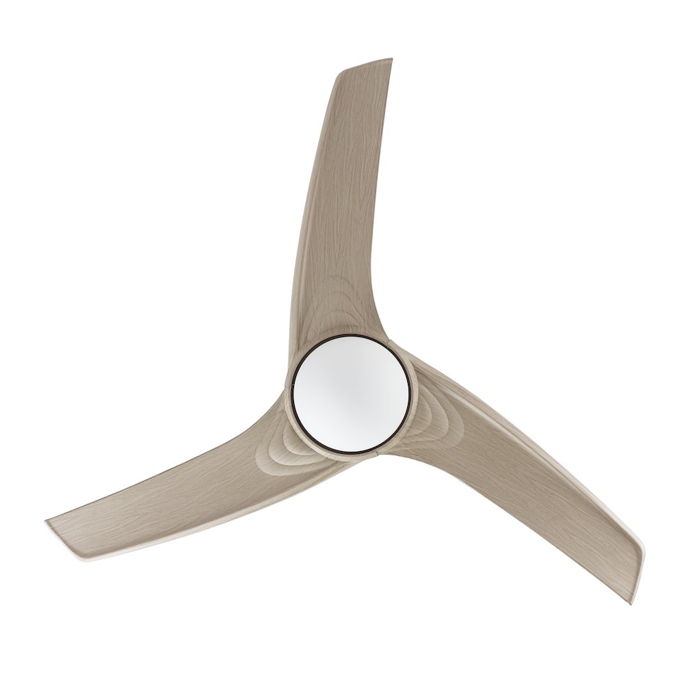 Sully Contemporary Industrial Iron/Plastic Integrated Led Ceiling Fan. Picture 6
