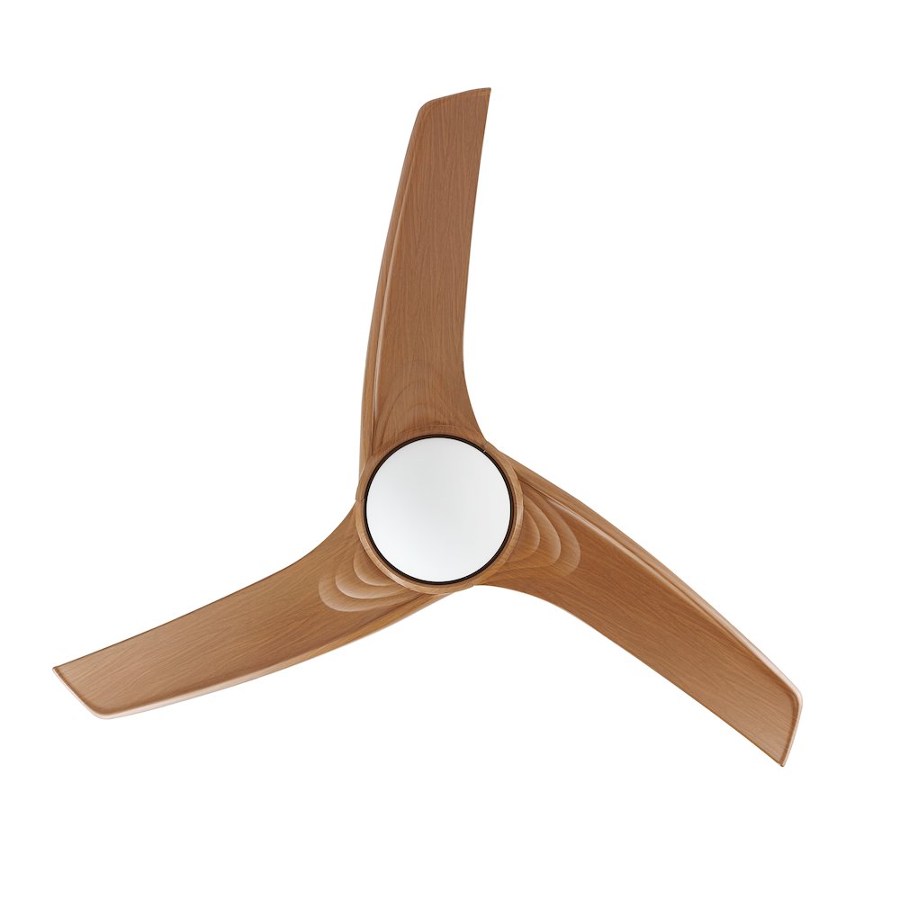 Sully Contemporary Industrial Iron/Plastic Integrated Led Ceiling Fan. Picture 6